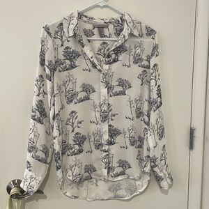 H&M long sleeve collared shirt